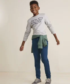 Sweatshirts & Sweatpants|Pants & Chinos<Vineyard Vines Boys' Sun-Washed Jetty Joggers Grey Heather
