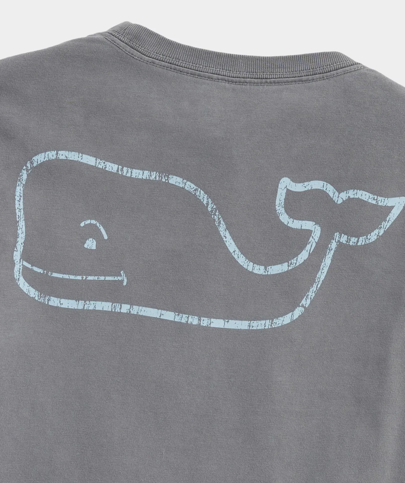 Tees<Vineyard Vines Boys' Vintage Whale Garment-Dyed Long-Sleeve Pocket Tee Mist Green