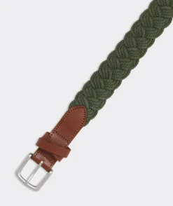 Belts<Vineyard Vines Braided Rope Belt Cypress