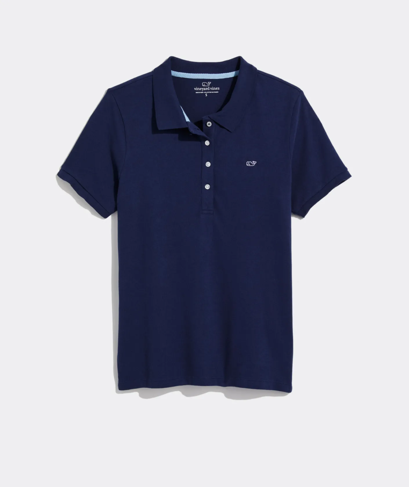 Polos<Vineyard Vines Breton Stripe Heritage Polo Hull Blue
