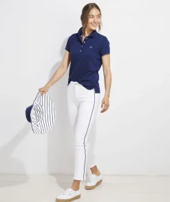 Polos<Vineyard Vines Breton Stripe Heritage Polo Hull Blue