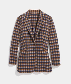 Jackets & Vests<Vineyard Vines Brushed Shirt Jacket Brushed Plaid-Marsh