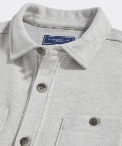 Button-Down Shirts|Jackets & Vests<Vineyard Vines Calmwater Shirt Jacket Ultimate Gray