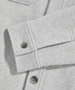 Button-Down Shirts|Jackets & Vests<Vineyard Vines Calmwater Shirt Jacket Ultimate Gray