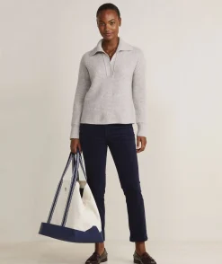 Sweaters<Vineyard Vines Cashmere Cable Shine Crewneck Sweater Mist Green
