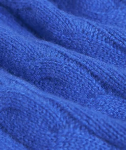 Sweaters<Vineyard Vines Cashmere Classic Cable Crewneck Sweater Hull Blue