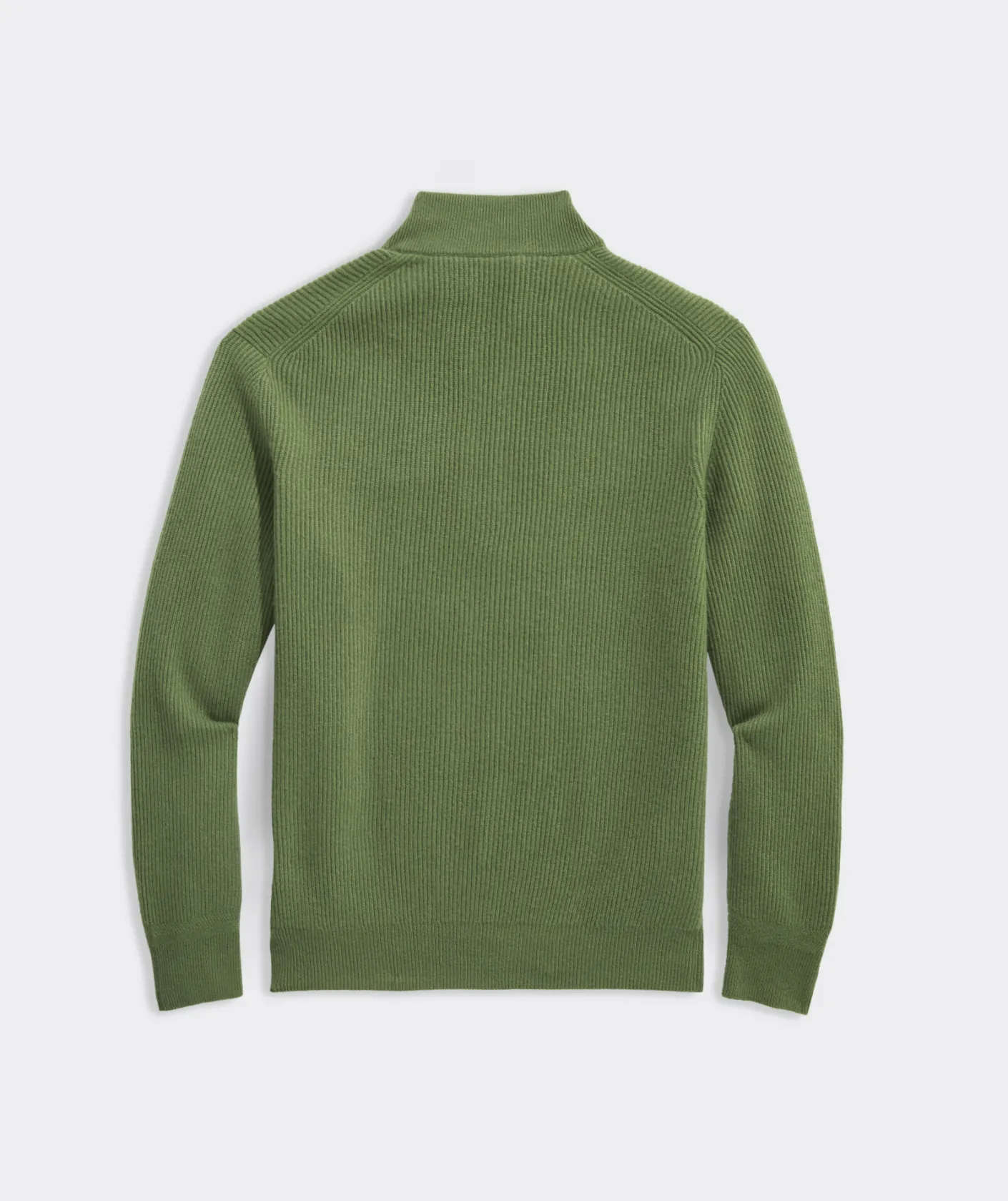 Quarter-Zips<Vineyard Vines Cashmere Fisherman Rib Quarter-Zip Sweater Cypress
