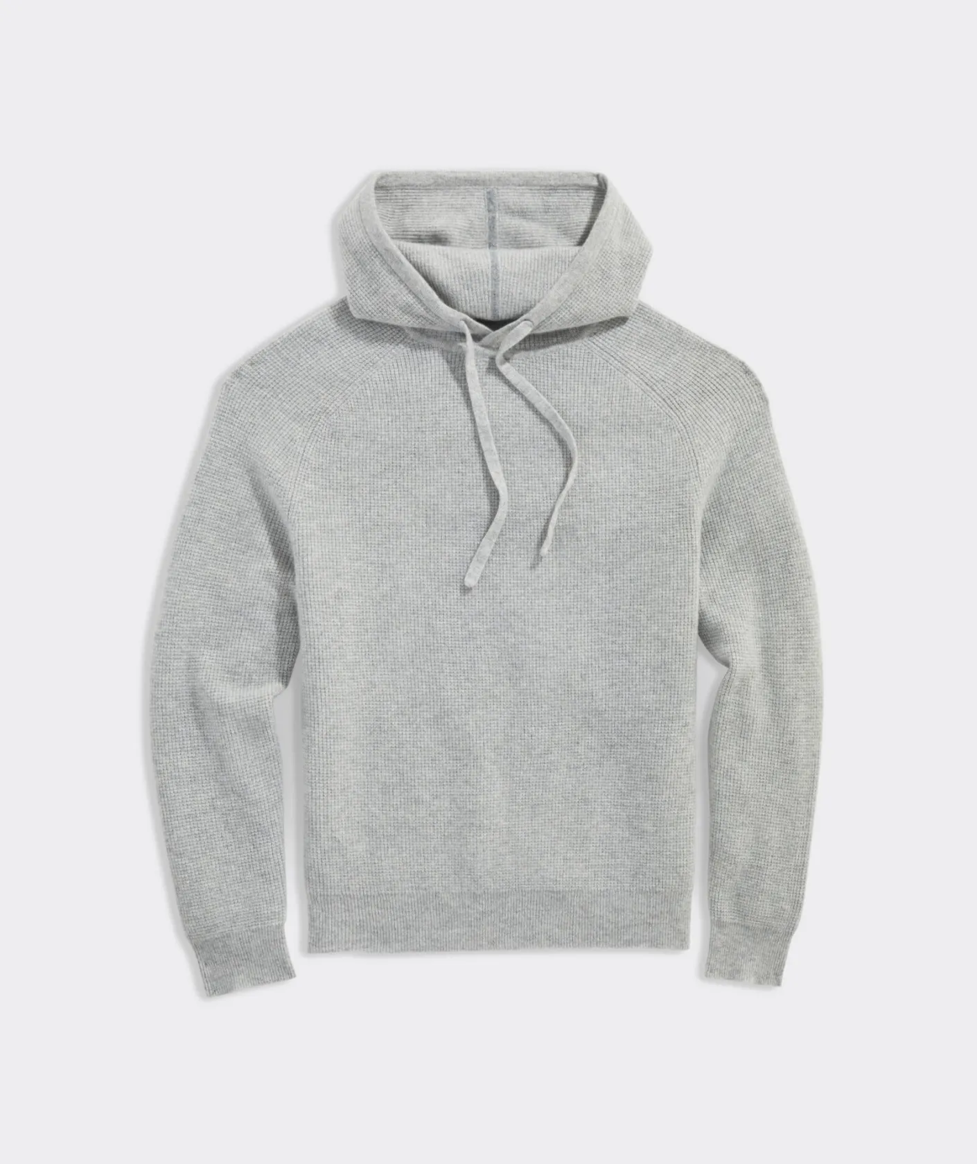 Sweatpants & Sweatshirts|Sweaters<Vineyard Vines Cashmere Waffle Hoodie Light Gray Heather