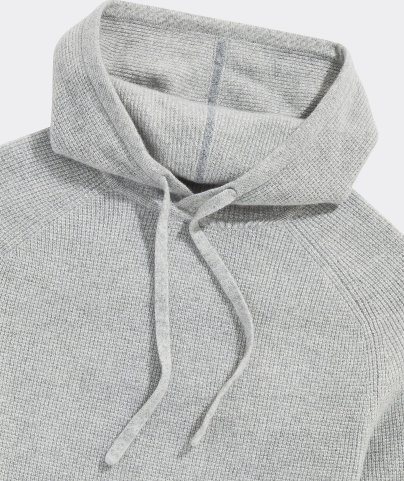 Sweatpants & Sweatshirts|Sweaters<Vineyard Vines Cashmere Waffle Hoodie Light Gray Heather