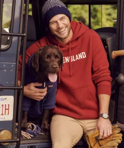 Sweatpants & Sweatshirts<Vineyard Vines Clean Fleece Graphic Hoodie Sangria