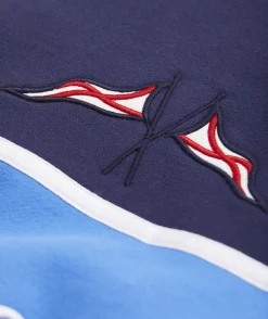 Sweatpants & Sweatshirts<Vineyard Vines Colorblock Clean Fleece Crewneck Nautical Navy