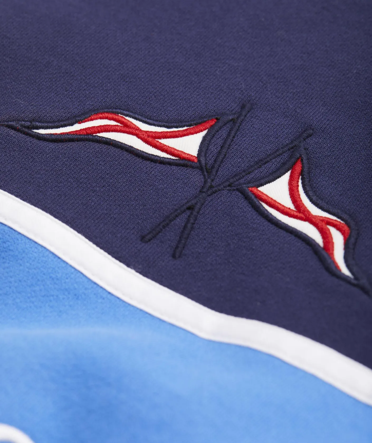 Sweatpants & Sweatshirts<Vineyard Vines Colorblock Clean Fleece Crewneck Nautical Navy