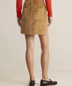 Dresses & Skirts<Vineyard Vines Corduroy Button-Front Skirt Officer Khaki