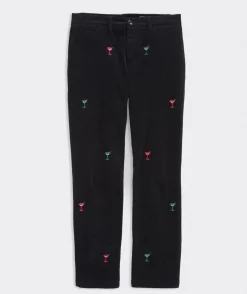 Pants & Chinos<Vineyard Vines Corduroy Pants Martinis Jet Black