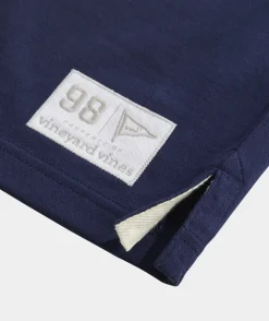 Polos<Vineyard Vines Cotton Rugby Shirt Nautical Navy