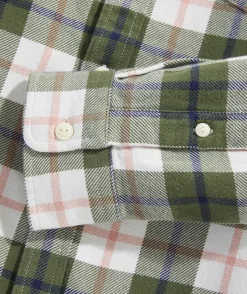 Button-Down Shirts<Vineyard Vines Cotton Twill Plaid Shirt Pld Cypress