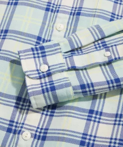 Button-Down Shirts<Vineyard Vines Cotton Twill Plaid Shirt Island Para Plaid