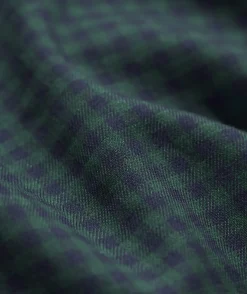 Button-Down Shirts<Vineyard Vines Cotton Twill Spread Collar Gingham Shirt Charleston Green