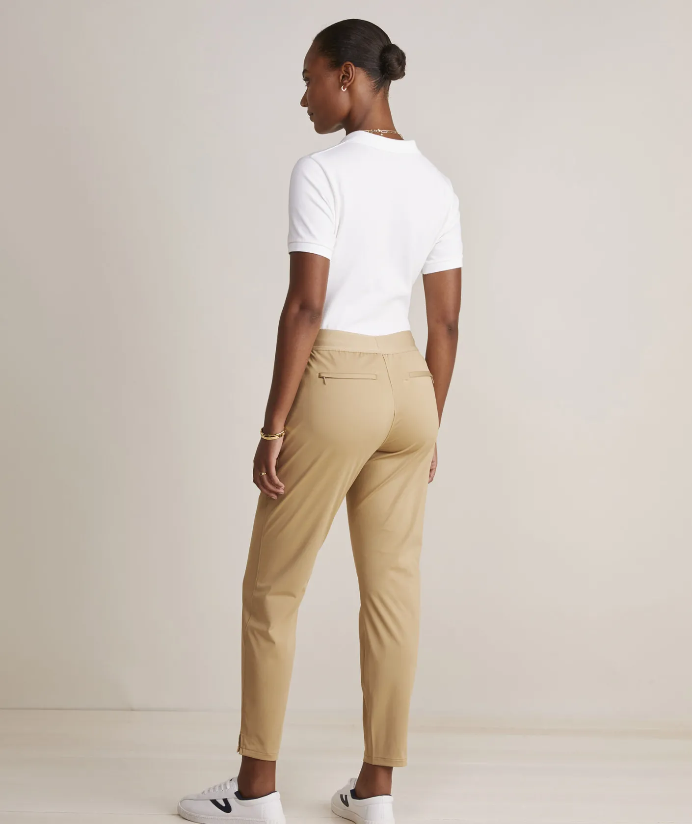 Pants & Denim<Vineyard Vines Crop Flare Ponte Pants Blackwatch Pink Pop