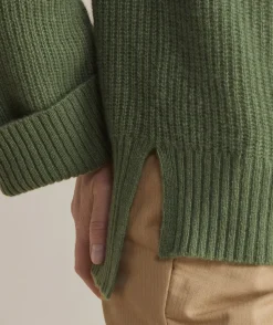 Sweaters<Vineyard Vines Cropped Cable V-Neck Sweater Marshmallow