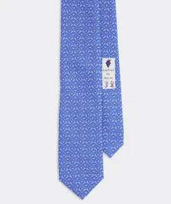 Ties and Bow Ties<Vineyard Vines Crossed Lacrosse Sticks Printed Tie Hull Blue