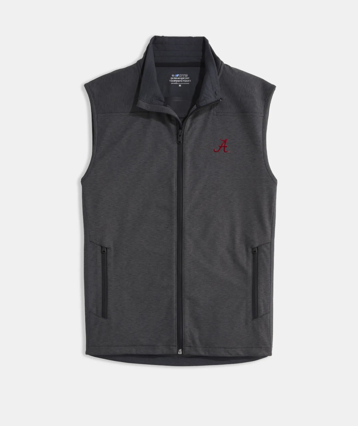 Tees For Men|Tees<Vineyard Vines Crossed Skis Long-Sleeve Harbor Performance Tee Grey Heather