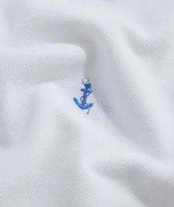 Polos<Vineyard Vines Embroidered Heritage Pique Polo Anchr Embrd Wht Cap