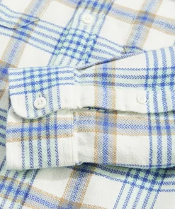 Button-Down Shirts<Vineyard Vines Flannel Plaid Herringbone Workshirt Mist Green