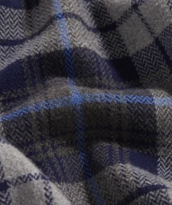 Button-Down Shirts<Vineyard Vines Flannel Tartan Herringbone Workshirt Ultimate Gray