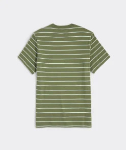 Tees<Vineyard Vines Foredeck Striped Short-Sleeve Tee Frdck Strp - Cypress
