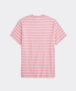 Tees<Vineyard Vines Foredeck Striped Short-Sleeve Tee Foredck Strp- Cayman