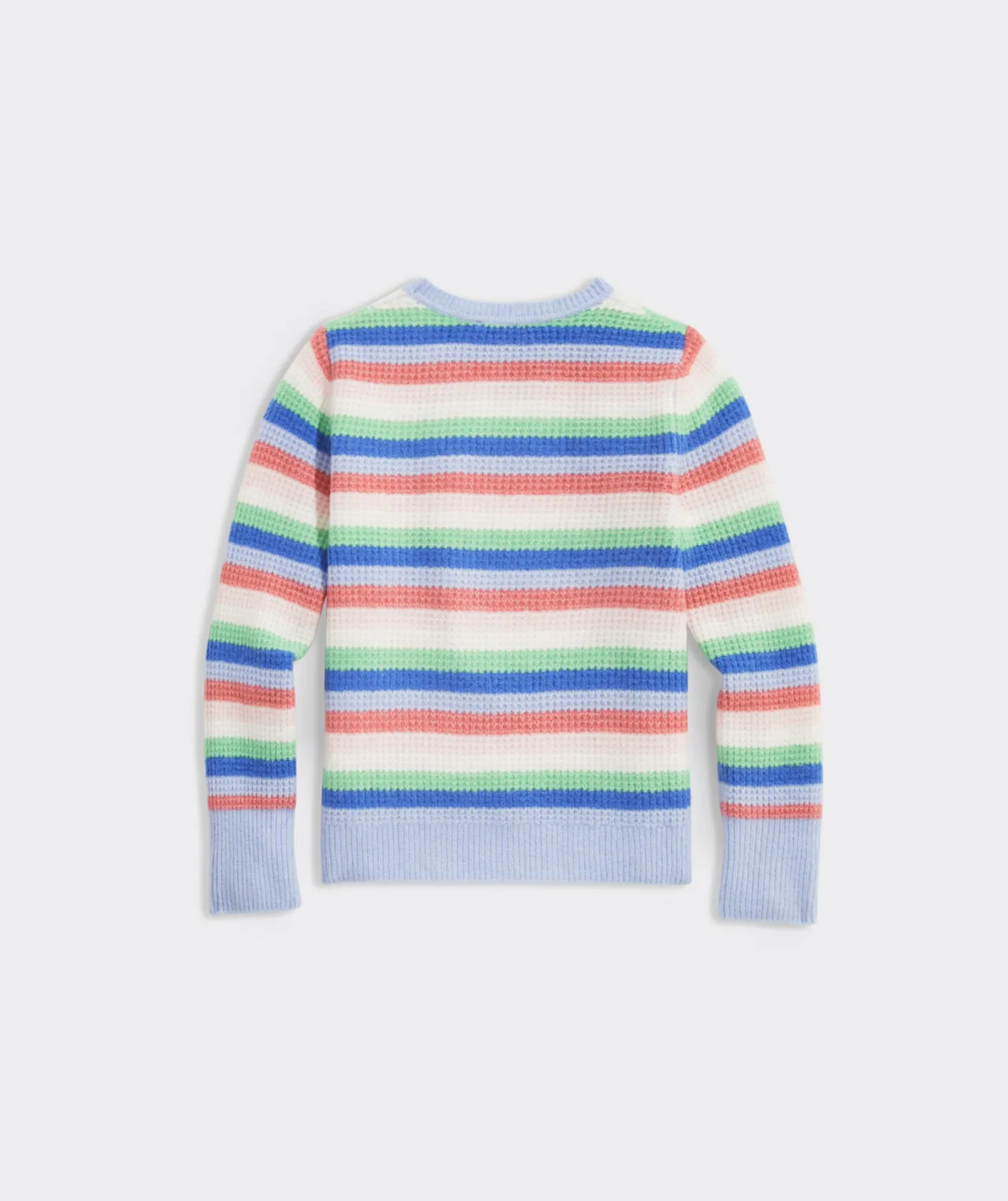 Sweaters|Sweatshirts & Sweatpants<Vineyard Vines Girls' Breton Stripe Mockneck Sweater Iris Heather
