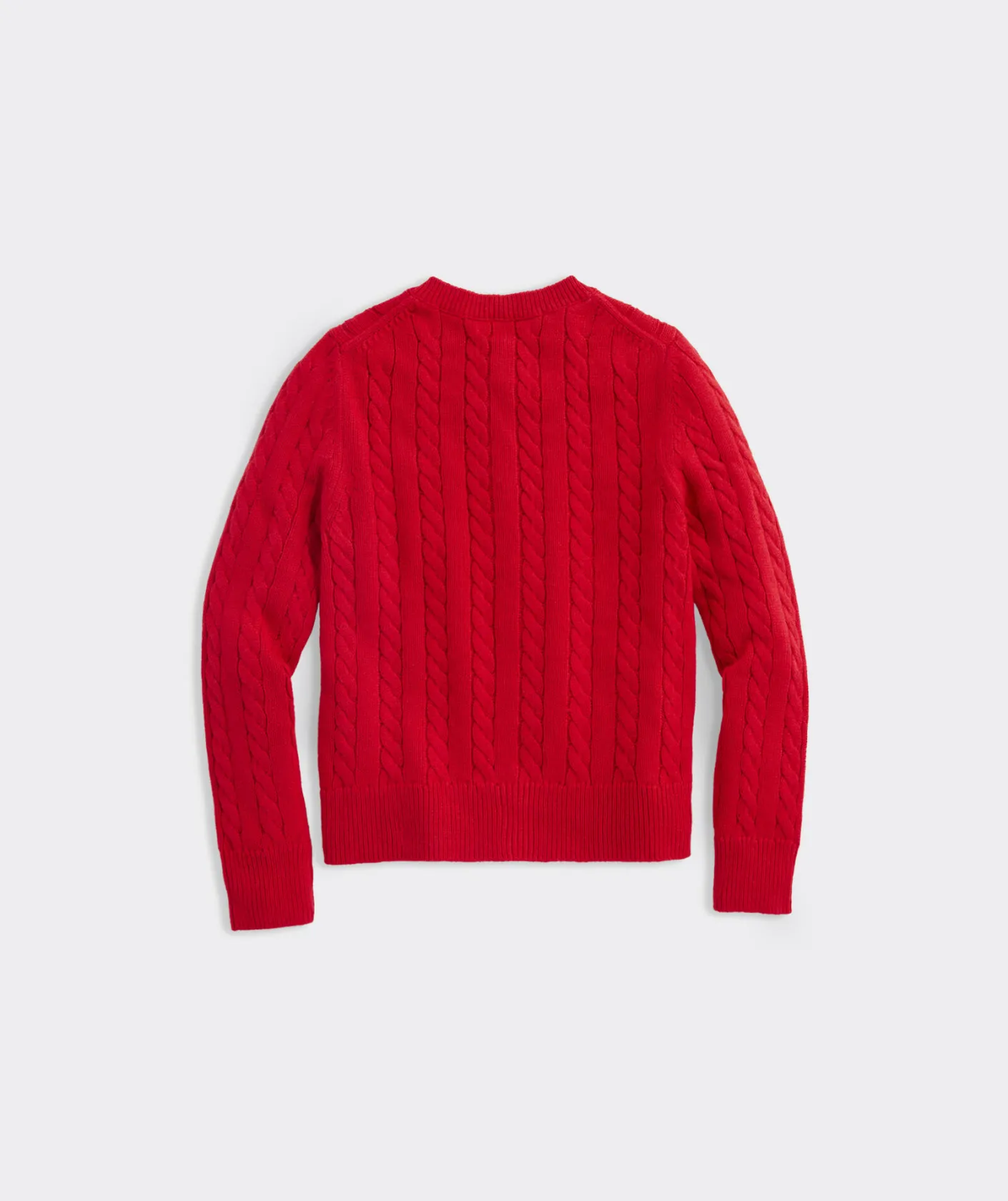 Sweaters<Vineyard Vines Girls' Classic Cable Cardigan Flamingo