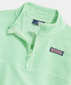 Sweatshirts & Sweatpants<Vineyard Vines Girls' Dreamcloth® Relaxed Shep Shirt™ Mist Green Hthr