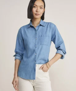Kids|Tops, Tees & Polos<Vineyard Vines Girls' Eyelet Puff-Sleeve Top White Cap
