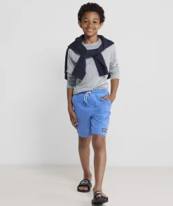 Tops, Tees & Polos<Vineyard Vines Girls' Garment Dyed Burgee Whale Short-Sleeve Tee Passion Fruit