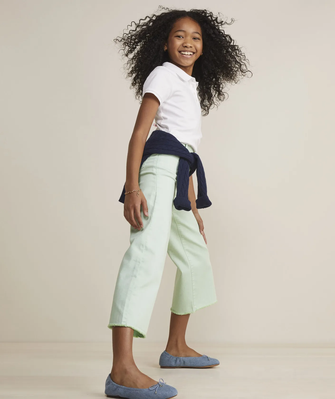 Pants & Leggings<Vineyard Vines Girls' Kick Flare Corduroy Pants Dahlia