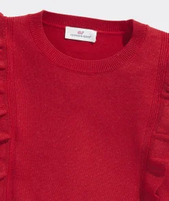 Jackets, Blazers & Vests<Vineyard Vines Girls' Lightweight Packable Puffer Jacket Red Velvet