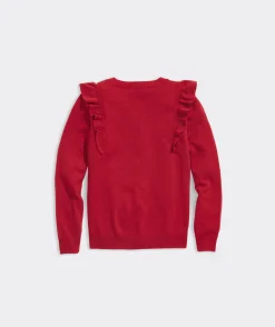 Jackets, Blazers & Vests<Vineyard Vines Girls' Lightweight Packable Puffer Jacket Red Velvet