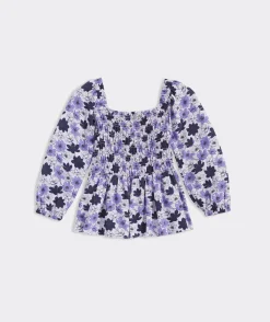Tops, Tees & Polos<Vineyard Vines Girls' Patchwork Rugby Shirt Rugby- Rhododendron