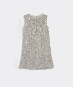Dresses<Vineyard Vines Girls' Poplin Puff Sleeve Dress Rhododendron