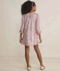 Dresses<Vineyard Vines Girls' Smocked Long-Sleeve Dress Easton Floral - Iris