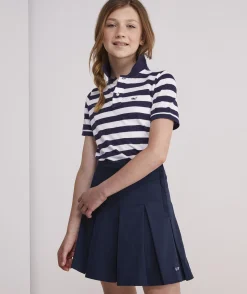 Shorts & Skirts|Dresses<Vineyard Vines Girls' Smocked Waist Skirt Easton Floral - Iris