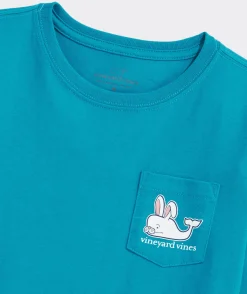 Tops, Tees & Polos<Vineyard Vines Girls' Striped Flutter Long-Sleeve Surftee™ Feeder- Cypress