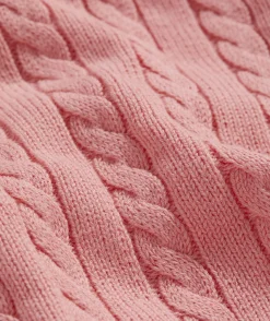 Sweaters<Vineyard Vines Girls' Striped Waffle Crewneck Sweater Calm Waters