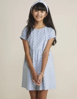 Dresses<Vineyard Vines Girls' Taffeta Puff-Sleeve Tartan Dress Royal Stewart - Red
