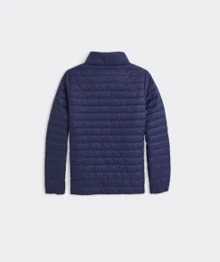 Jackets, Blazers & Vests|Sweatshirts & Sweatpants<Vineyard Vines Girls' Teddy Snap Placket Pull-Over Papaya Punch
