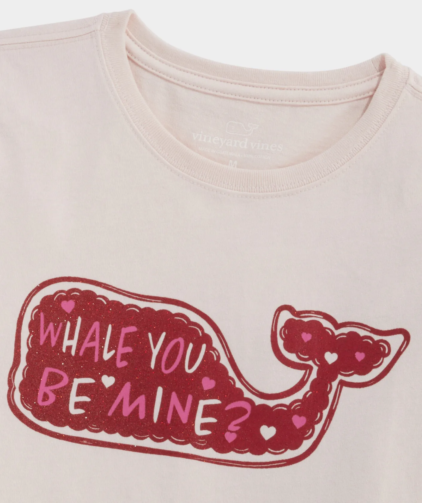 Tops, Tees & Polos<Vineyard Vines Girl's Hot Cocoa Whale Long-Sleeve Pocket Tee White Cap