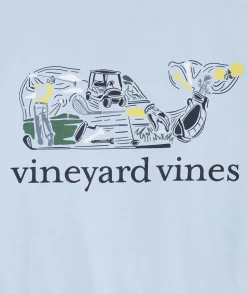 Tees<Vineyard Vines Golf Icons Whale Short-Sleeve Tee Jake Blue