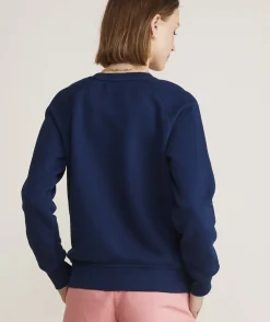 Sweatshirts & Sweatpants<Vineyard Vines Graphic Terry Crewneck Sweatshirt Nautical Navy